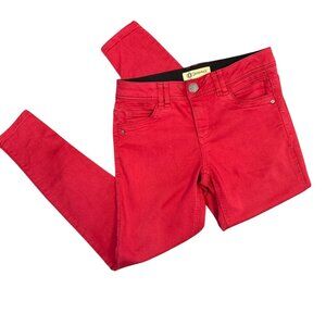 Democracy "Ab" Solution Sculpting Skinny Jeans Size 6 Red